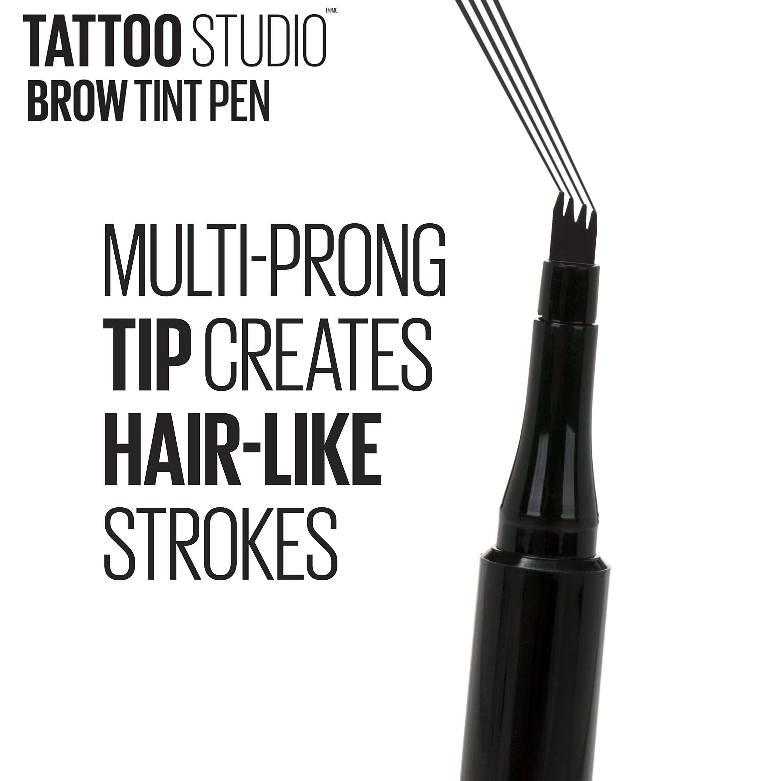Maybelline New York TattooStudio Brow Tint Pen Makeup, Blonde, 0.037 fl. oz.